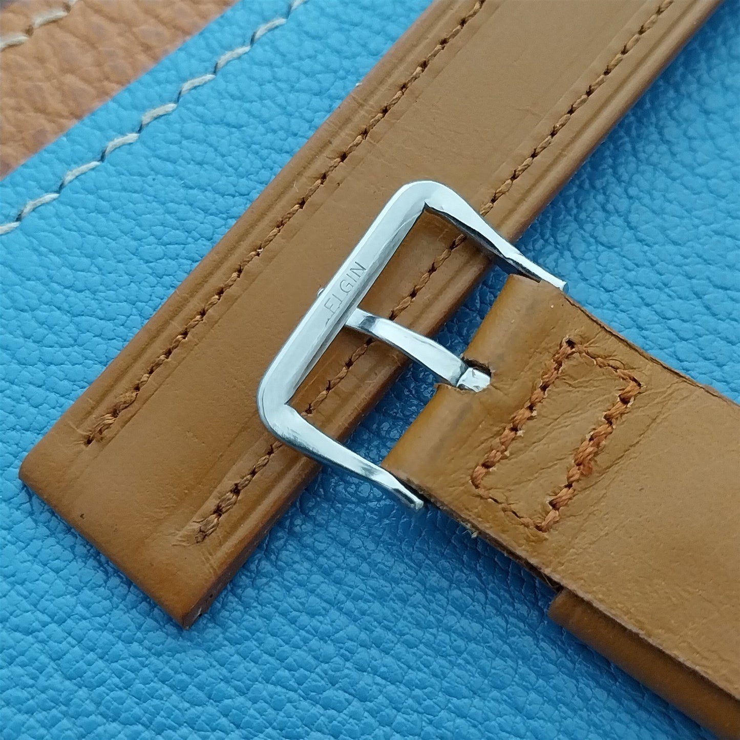 5/8" Unpadded Gemex Aztec Calf & Elgin Buckle A-11 Watch Strap