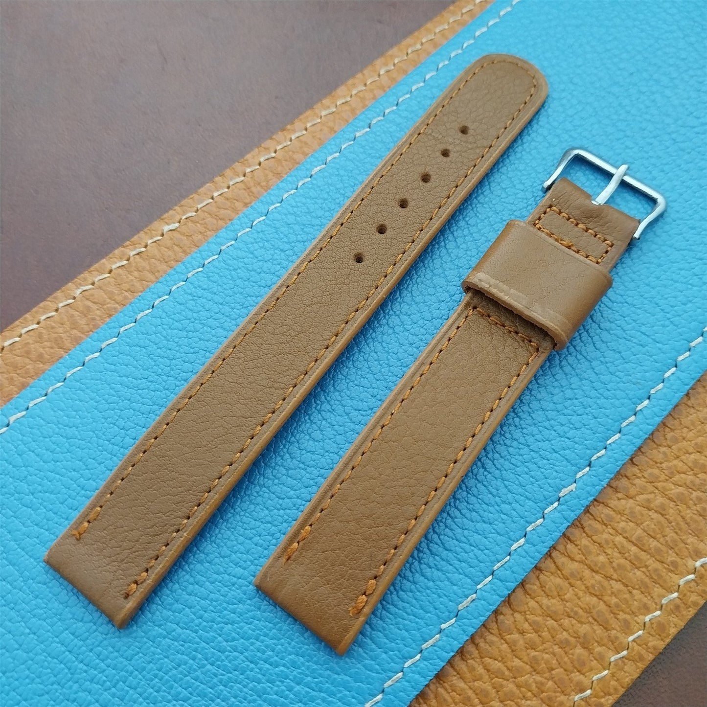 5/8" Unpadded Gemex Aztec Calf & Elgin Buckle A-11 Watch Strap