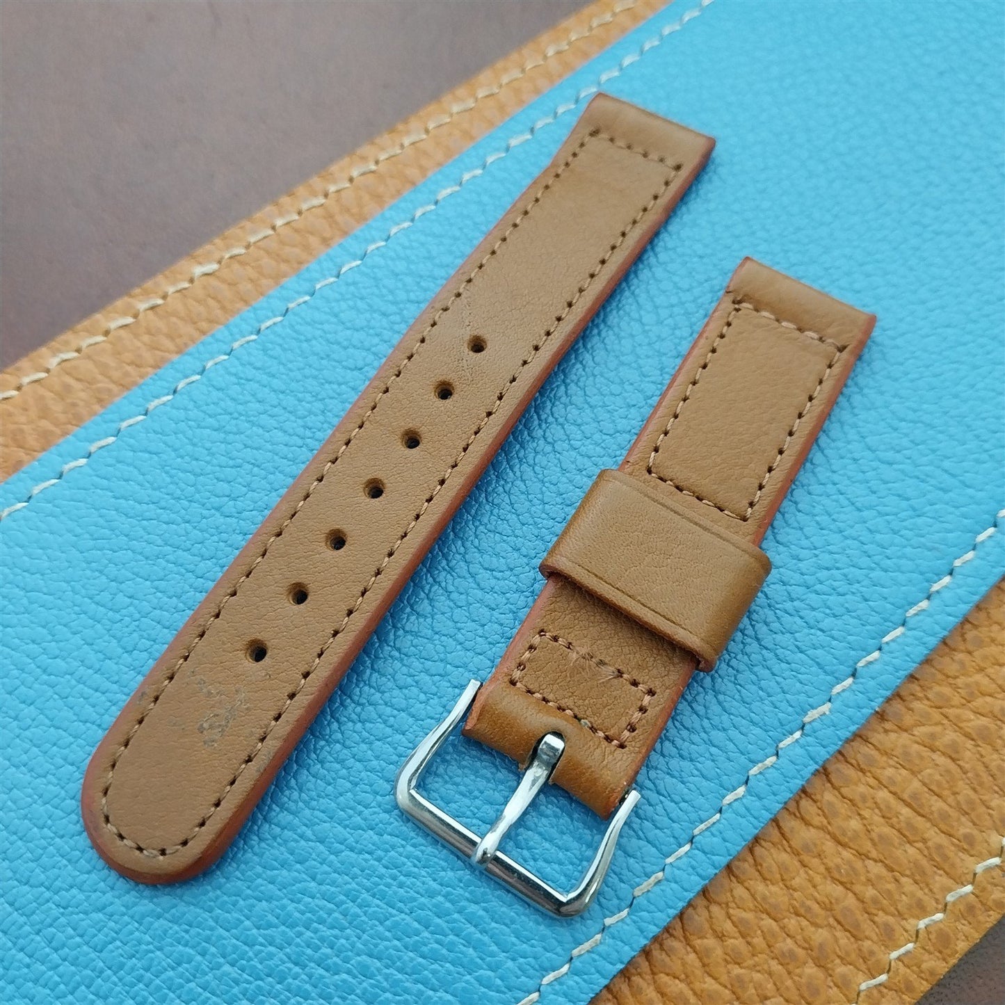 5/8" Unpadded Gemex Short Calf & Elgin Buckle A-11 Watch Strap