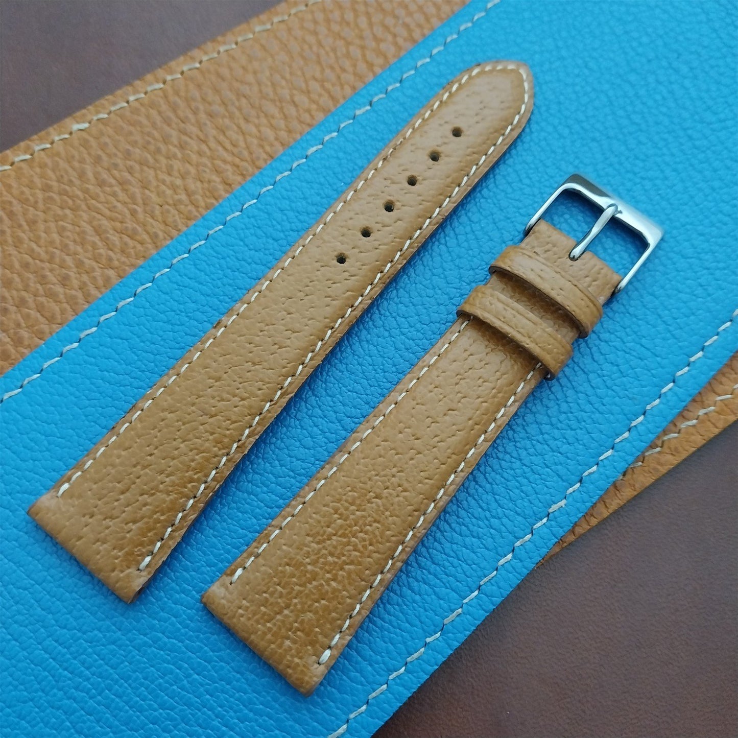 20mm Fleurus France Pigskin Slim Tapered 20/16 Watch Strap