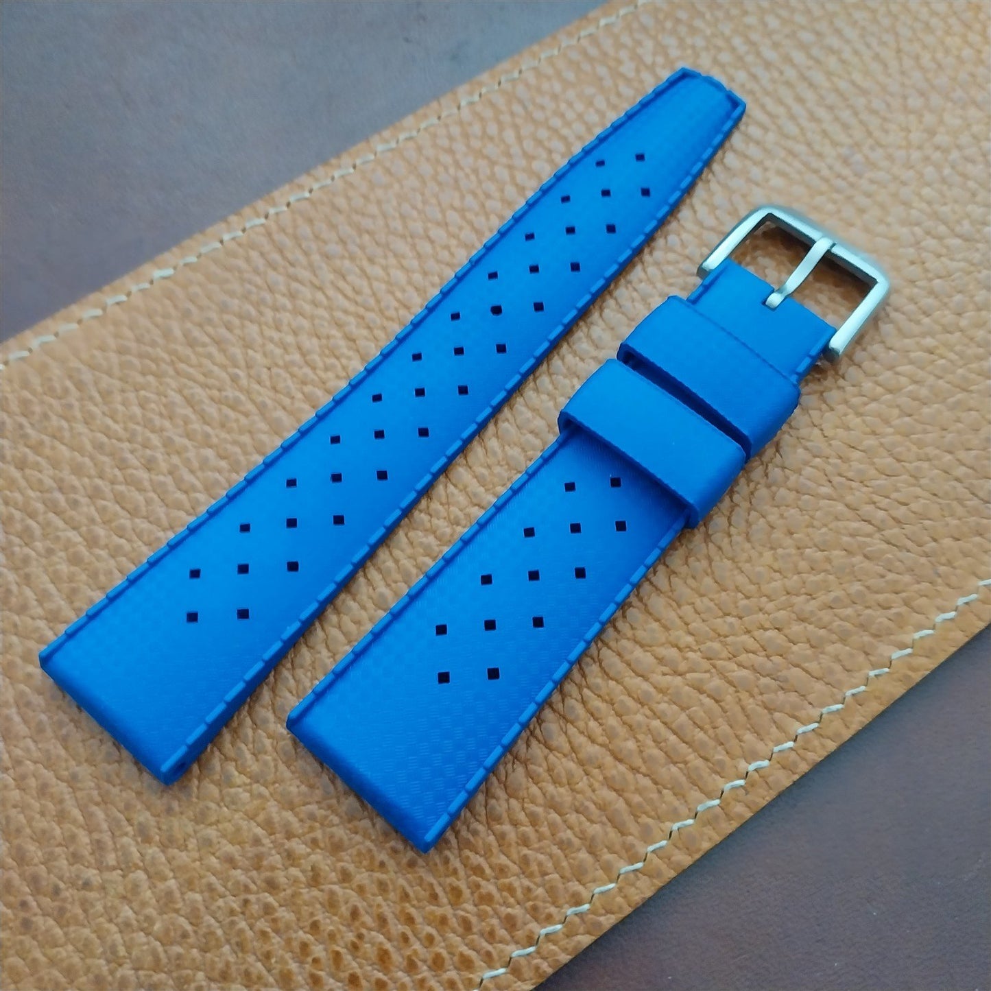22mm Genuine Tropic Current Production Royal Blue Diver Watch Strap
