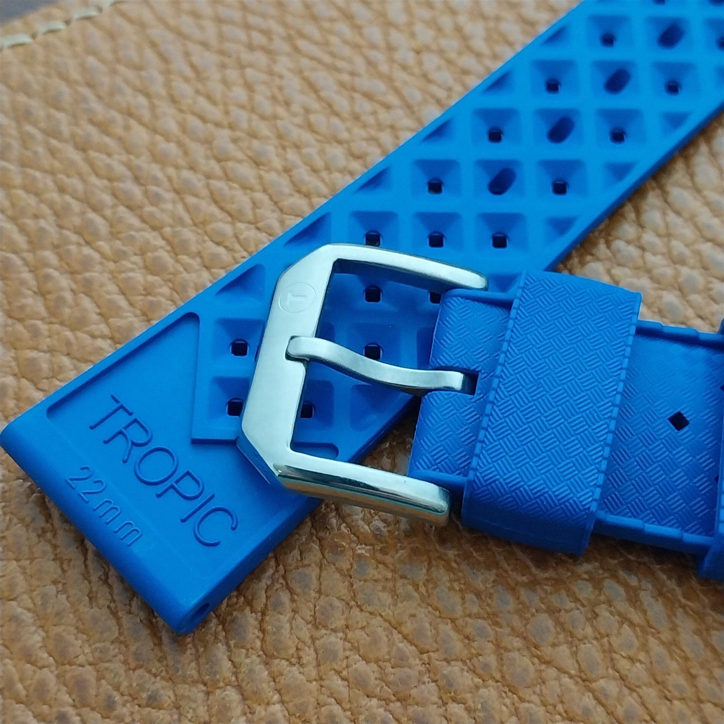 22mm Genuine Tropic Current Production Royal Blue Diver Watch Strap