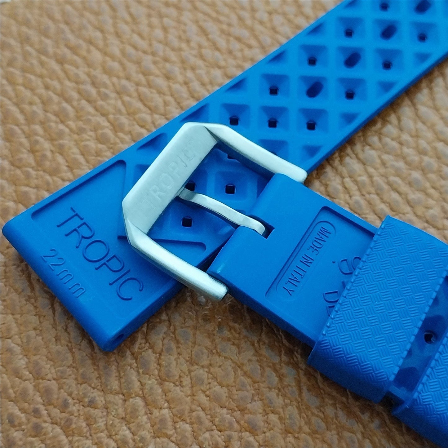22mm Genuine Tropic Current Production Royal Blue Diver Watch Strap