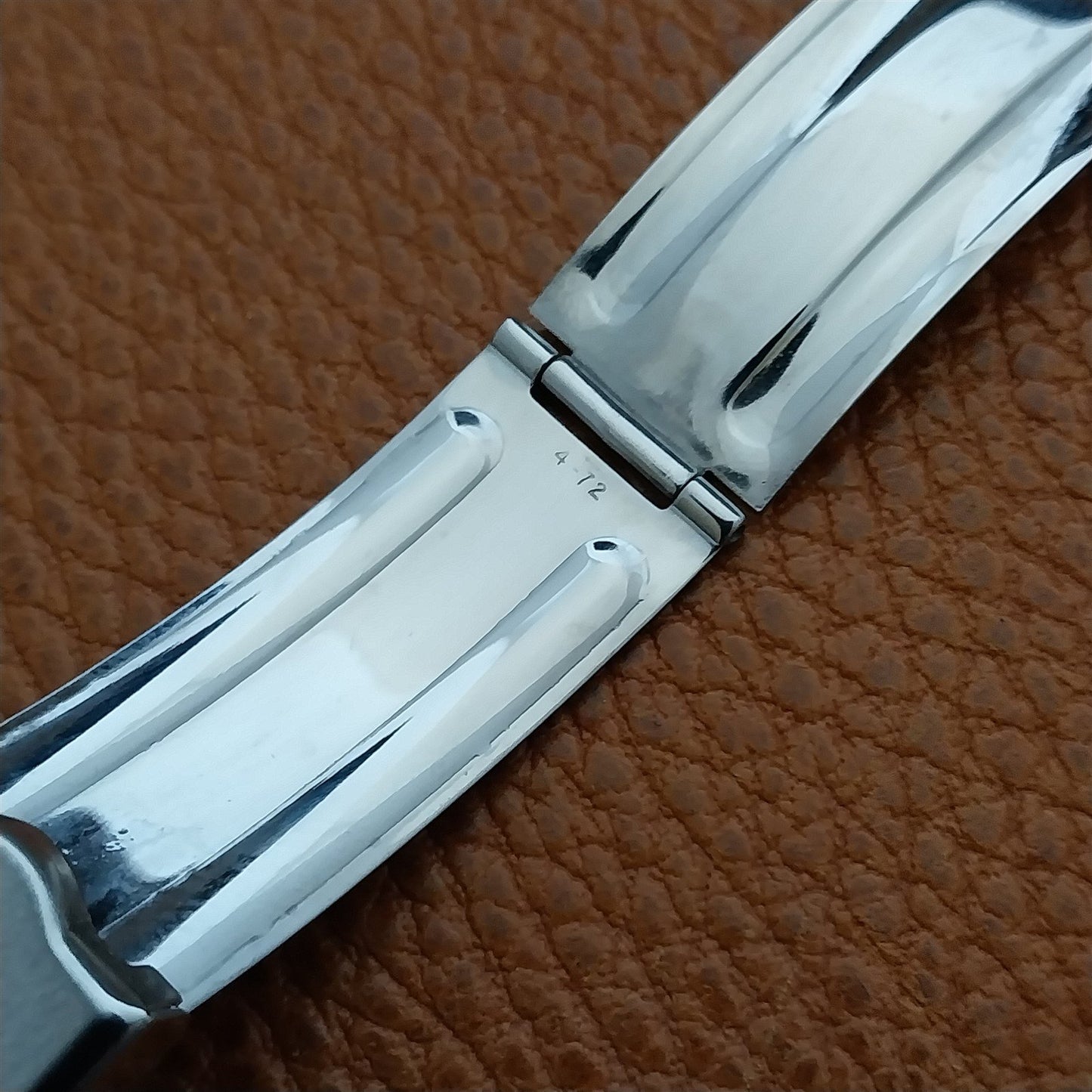 Vintage 19mm JB Champion Stainless Steel 1972 NOS Watch Band