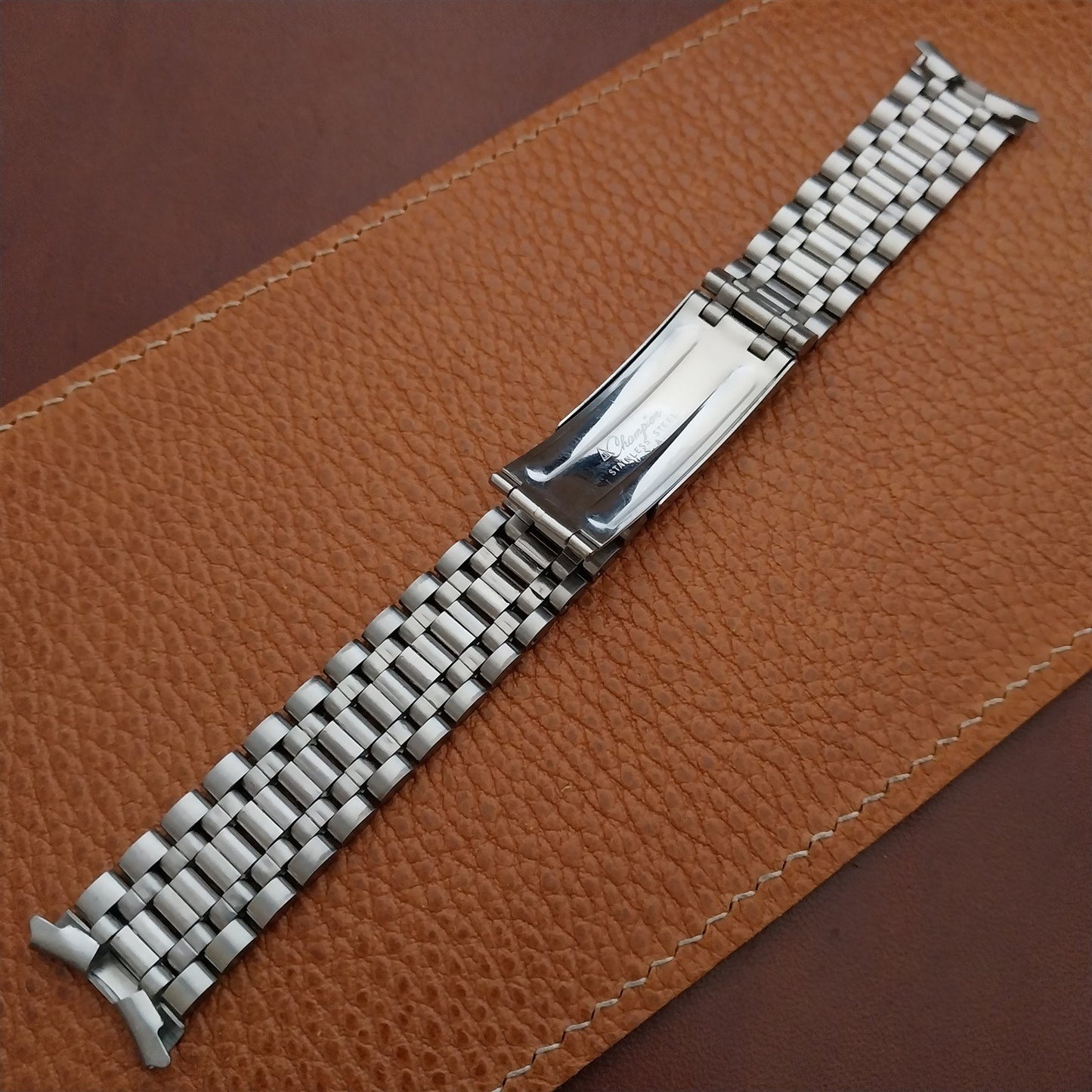 Vintage 19mm JB Champion Stainless Steel 1972 NOS Watch Band