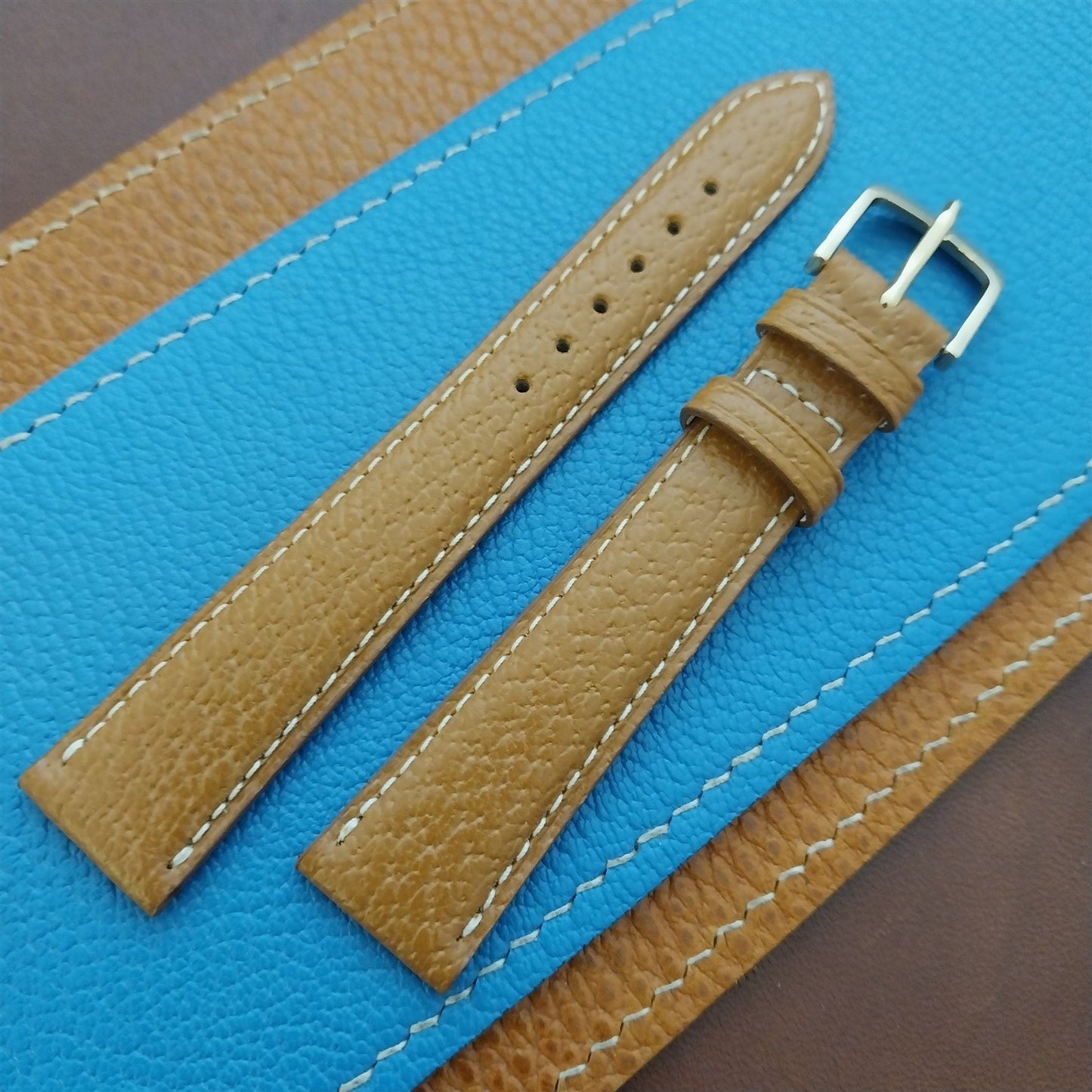 17mm Fleurus France Pigskin Slim Tapered 17/14 Watch Strap