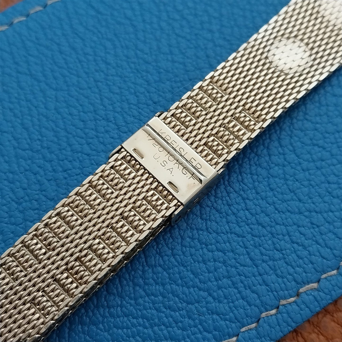 Kreisler 19mm 18mm 17mm Gold-Filled Mesh Rally 1960s Watch Band
