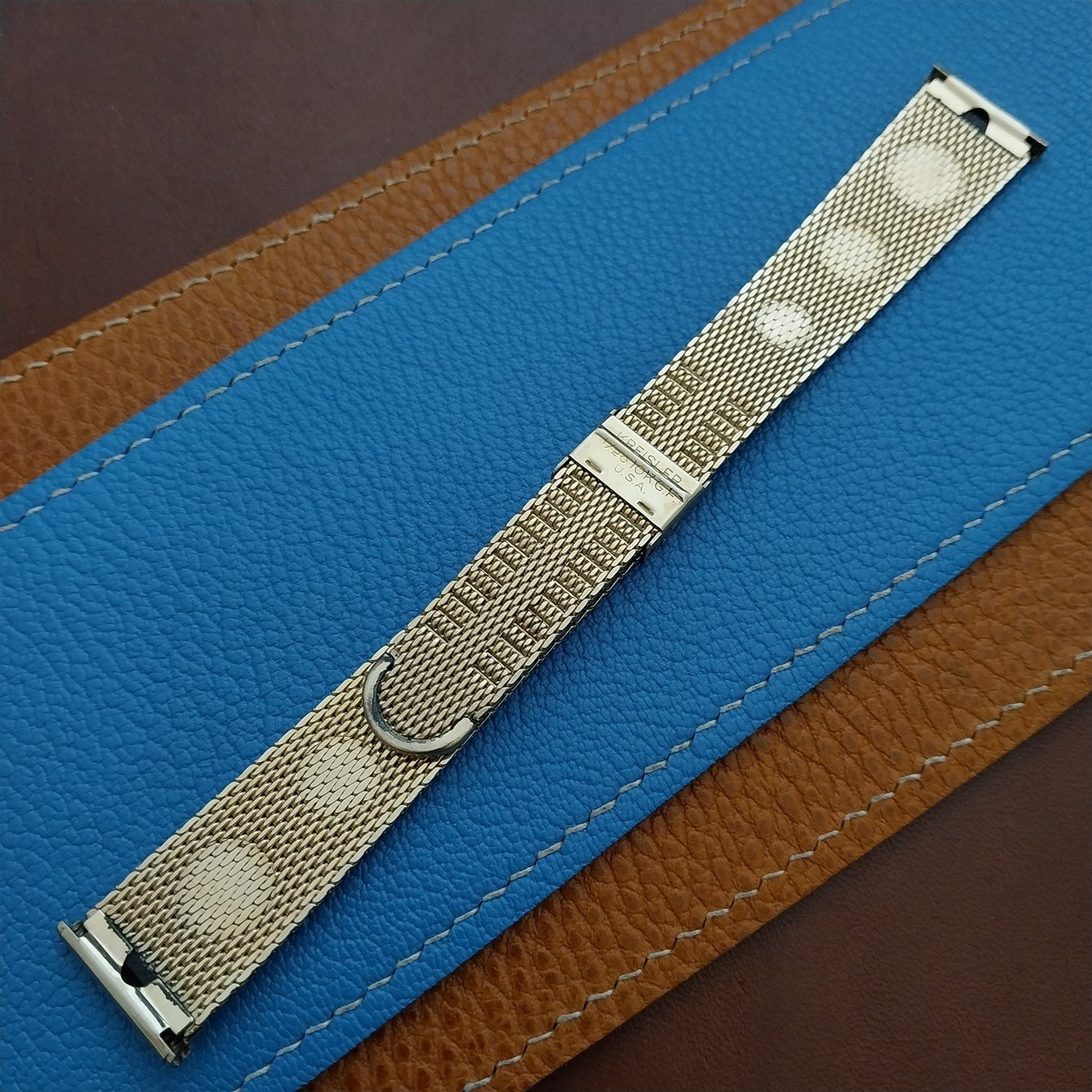 Kreisler 19mm 18mm 17mm Gold-Filled Mesh Rally 1960s Watch Band