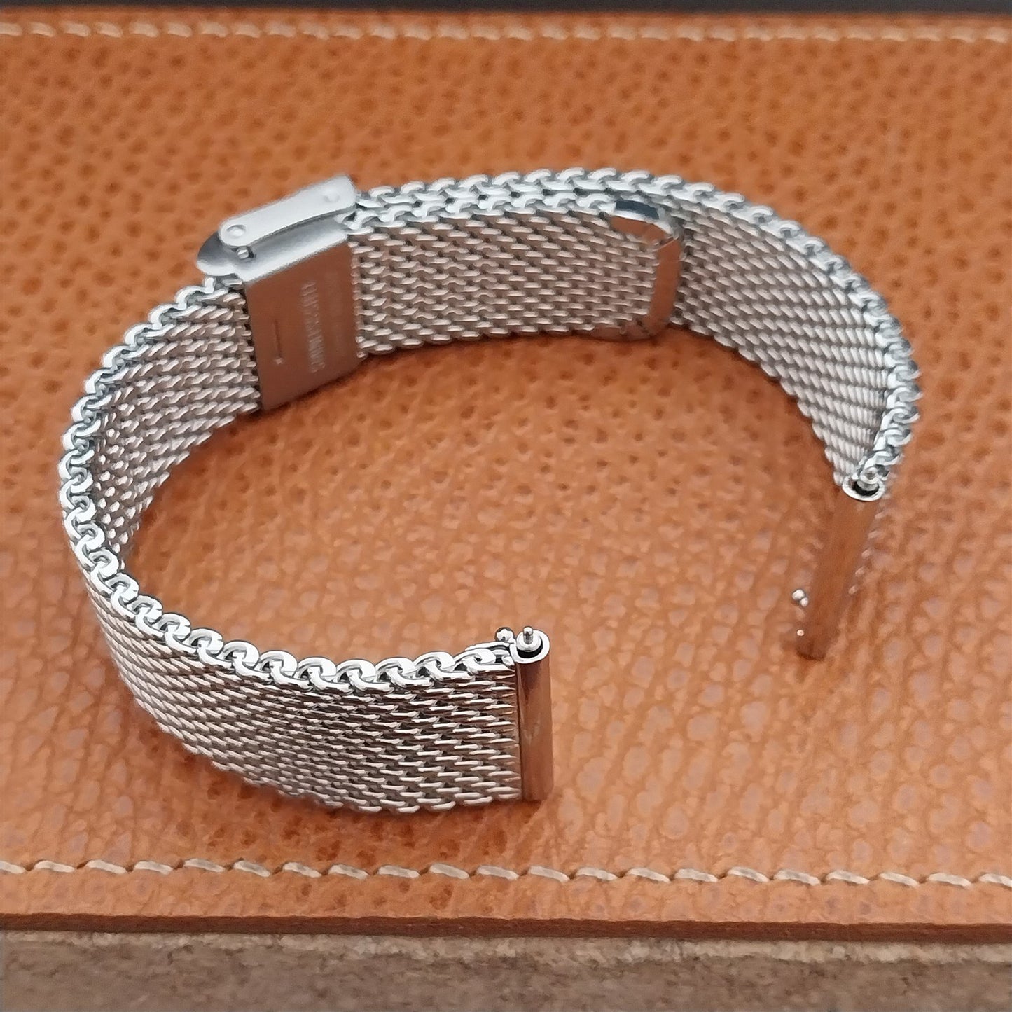 20mm Miltat Stainless Steel Mesh Unused Tapered 20/16 Watch Band