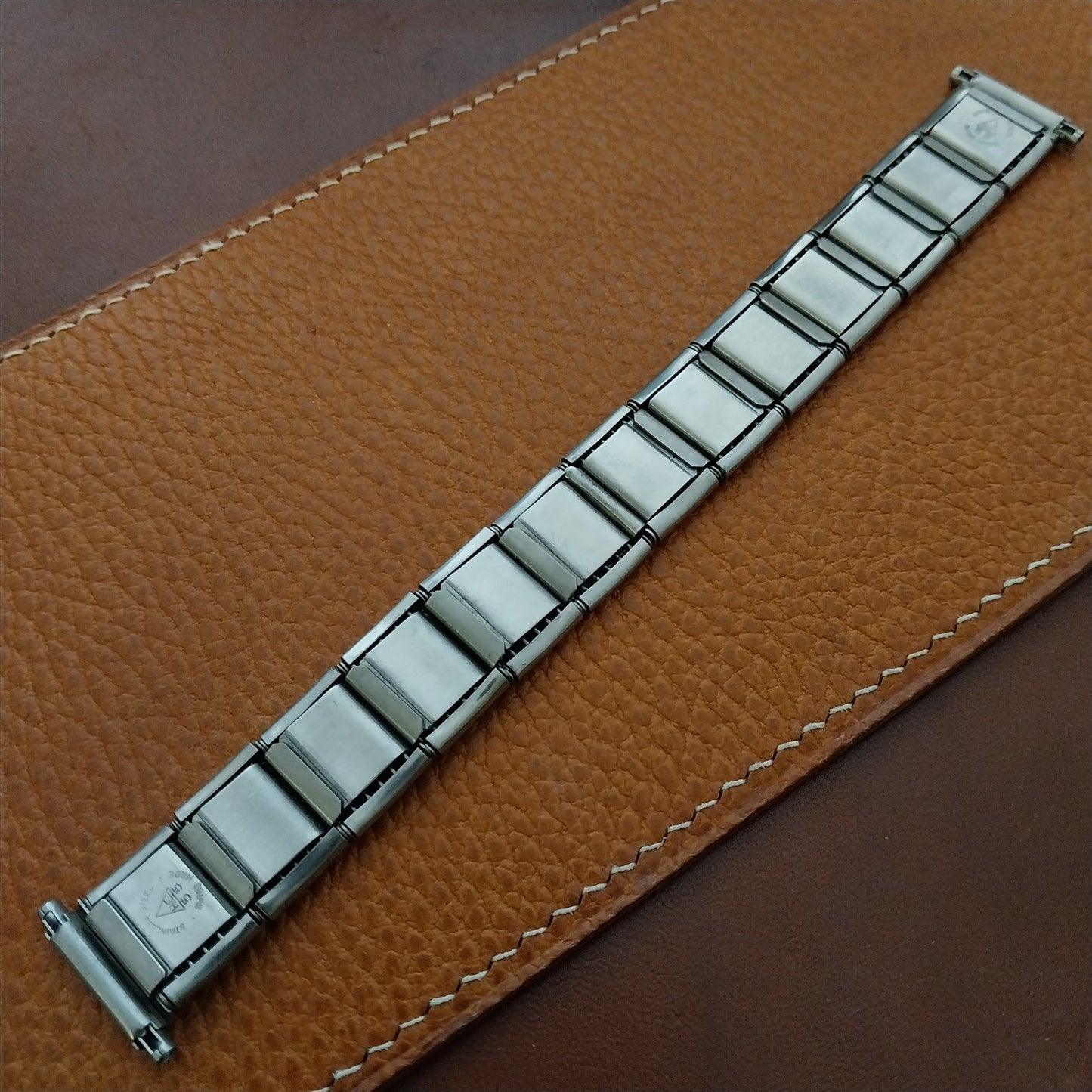 Vintage 16mm 18mm 20mm HC Swiss Stainless Steel Classic 1960s 1970s Watch Band