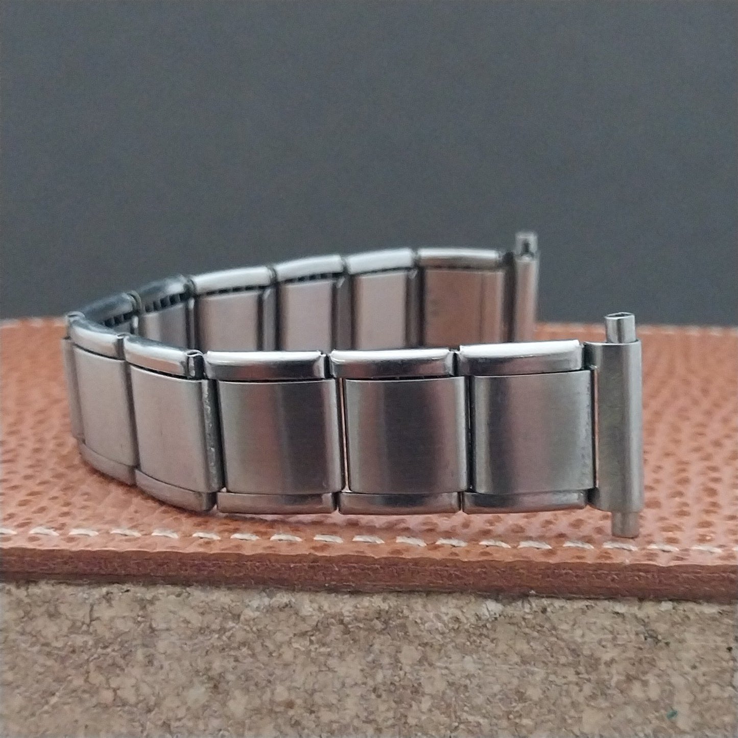 Vintage 16mm 18mm 20mm HC Swiss Stainless Steel Classic 1960s 1970s Watch Band