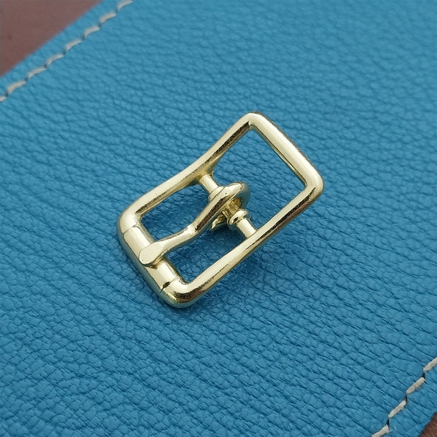 3/8" Polished Brass Finish Cast Buckle