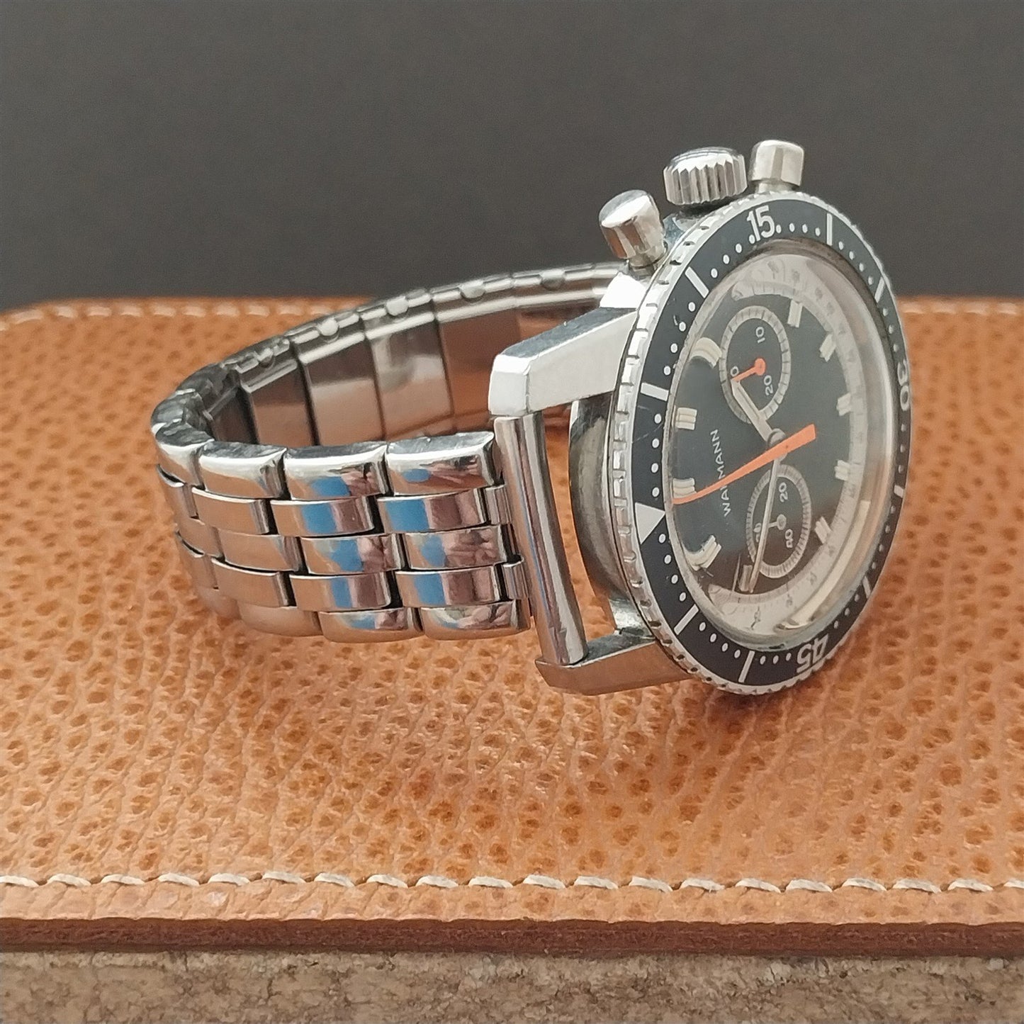 20mm Wire-Lug Stainless Steel 1960s Classic Stretch Unused Vintage Watch Band