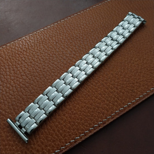20mm Wire-Lug Stainless Steel 1960s Classic Stretch Unused Vintage Watch Band