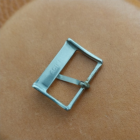 16mm Acier Sewn-In Stainless Steel 1960s NOS Vintage Watch Band Buckle