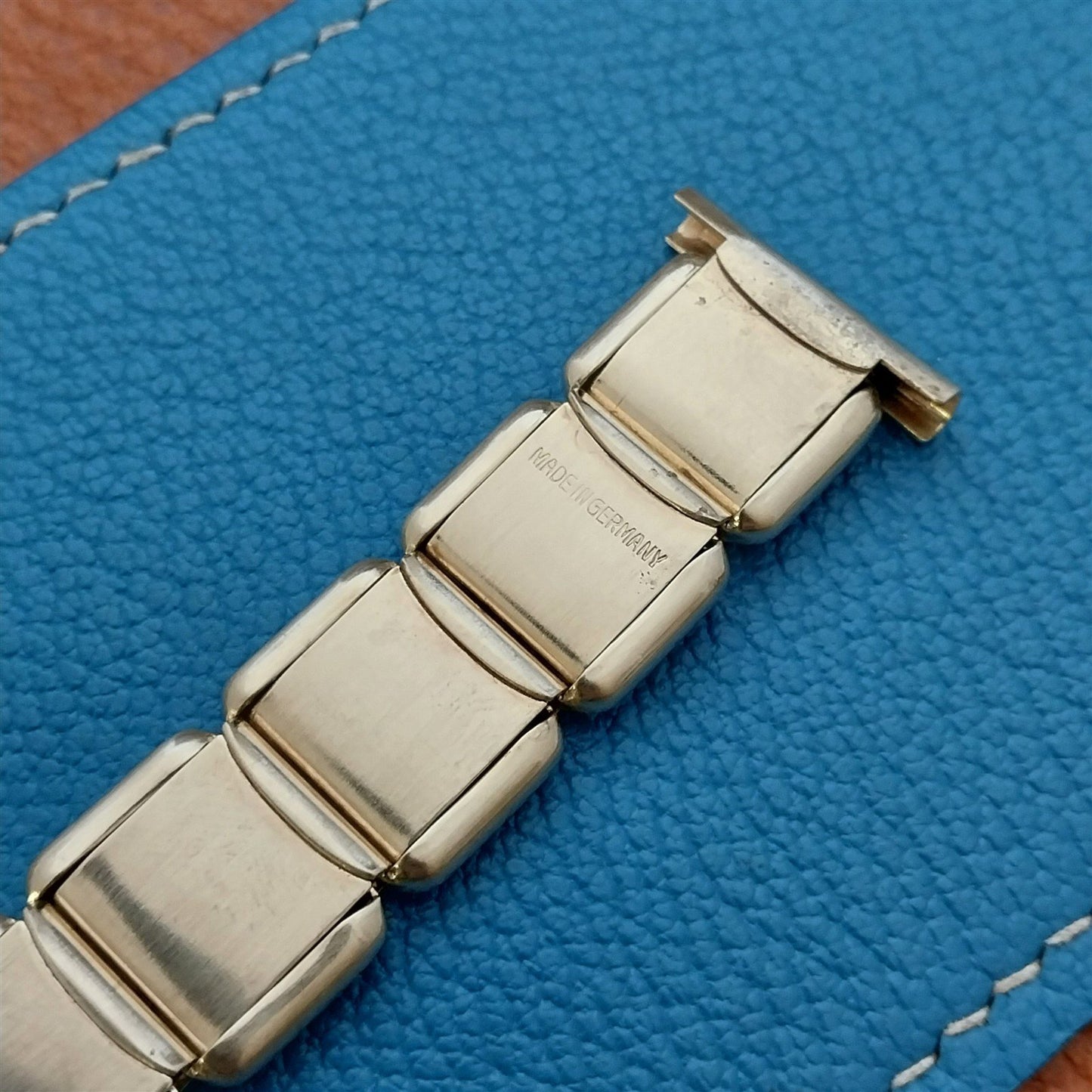 20mm 19mm 18mm 18k Gold Plated Unused 1960s Vintage Watch Band