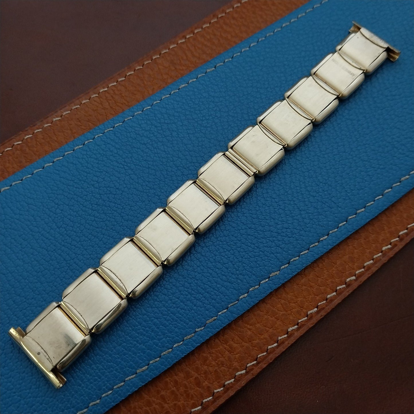 20mm 19mm 18mm 18k Gold Plated Unused 1960s Vintage Watch Band