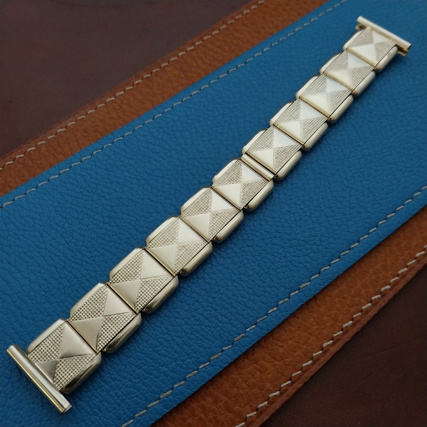 20mm 19mm 18mm 18k Gold Plated Unused 1960s Vintage Watch Band