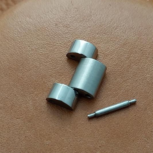 1960s-1970s Kreisler Stelux Stainless Steel Vintage Watch Band Link