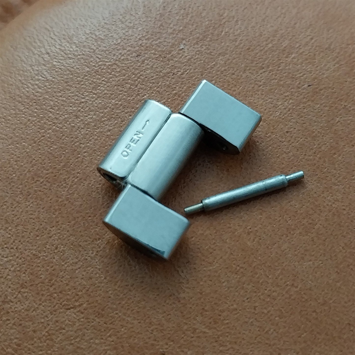 1960s-1970s Kreisler Stelux Stainless Steel Vintage Watch Band Link