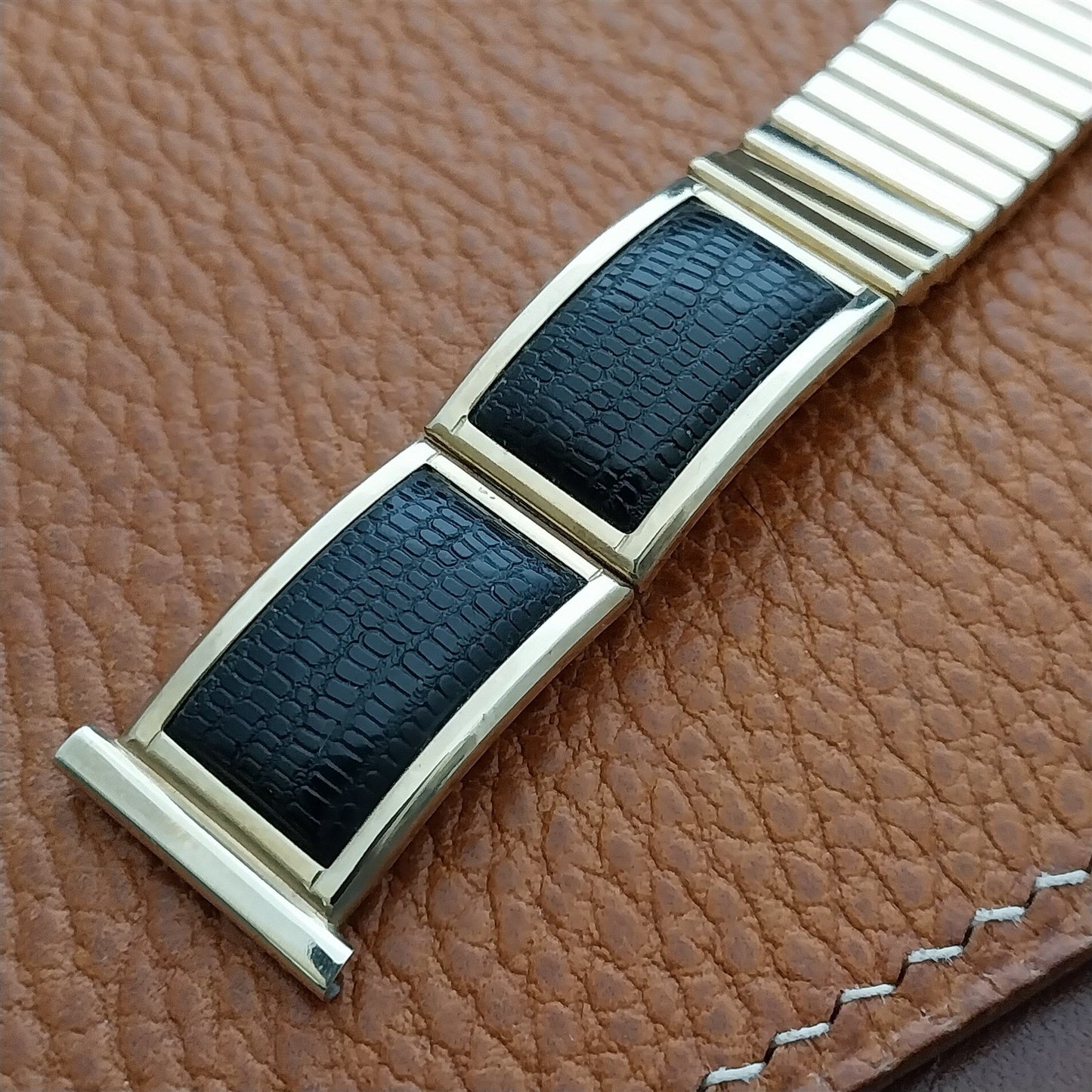 Vintage 16mm 17mm 1958 Speidel Maraca Gold-Fill Unused Classic Watch Band
