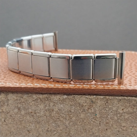 18mm Wire-Lug Stainless Steel 1960s Classic Stretch Unused Vintage Watch Band