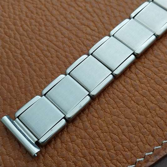 18mm Wire-Lug Stainless Steel 1960s Classic Stretch Unused Vintage Watch Band