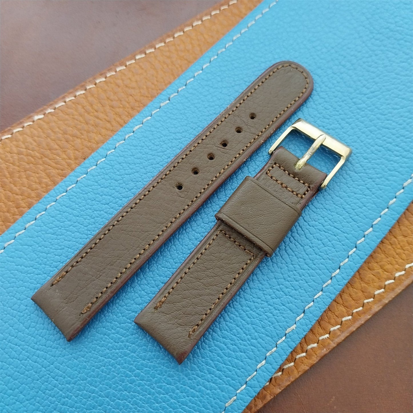 Vintage 5/8" JB Champion Short Unpadded Norwegian Calf nos 1960s Watch Strap