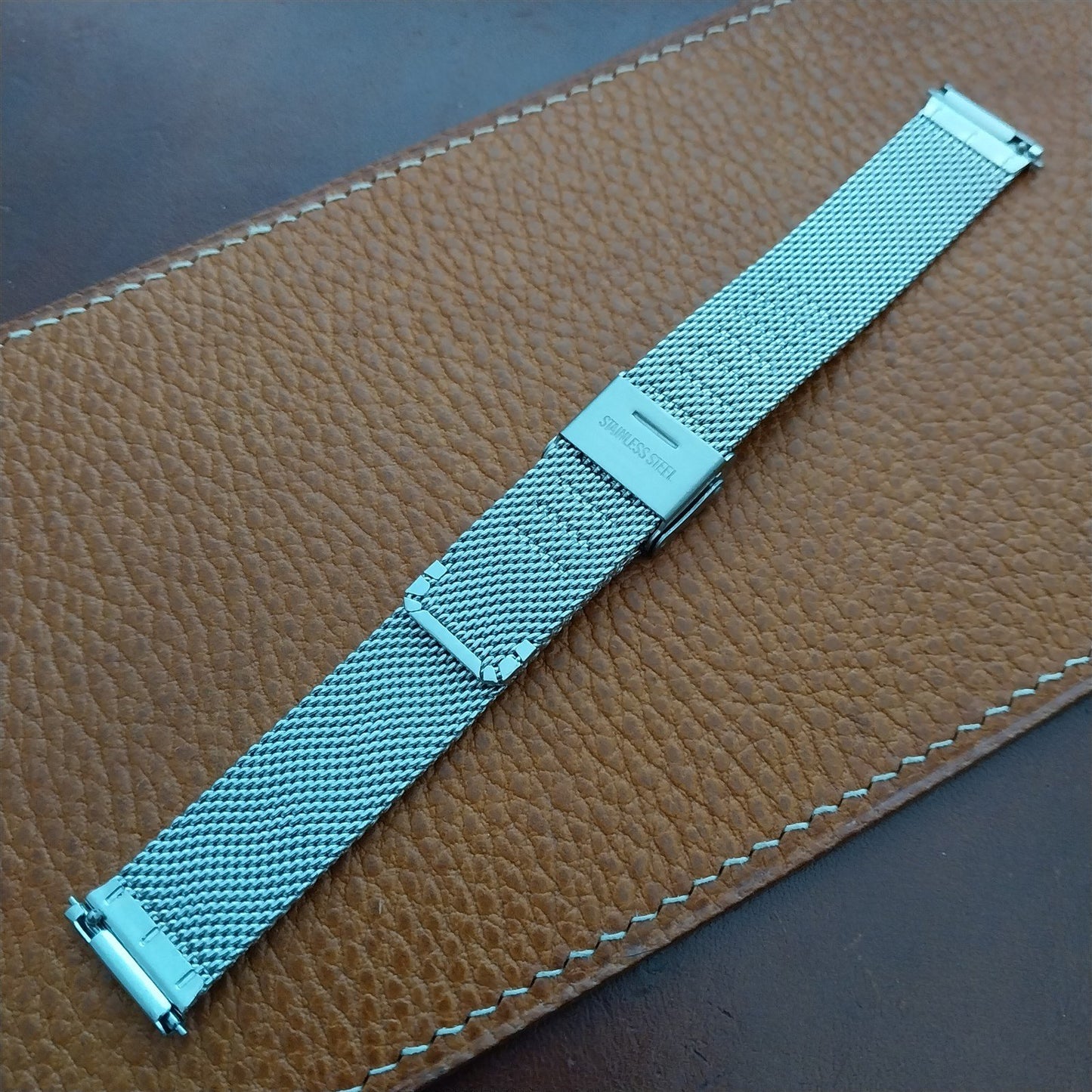 18mm Stainless Steel Vintage Style Bonklip Watch Band