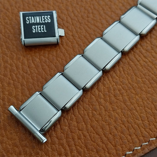 20mm 19mm 18mm Wire Lug Stainless Steel Elgoflex German 1960s Vintage Watch Band