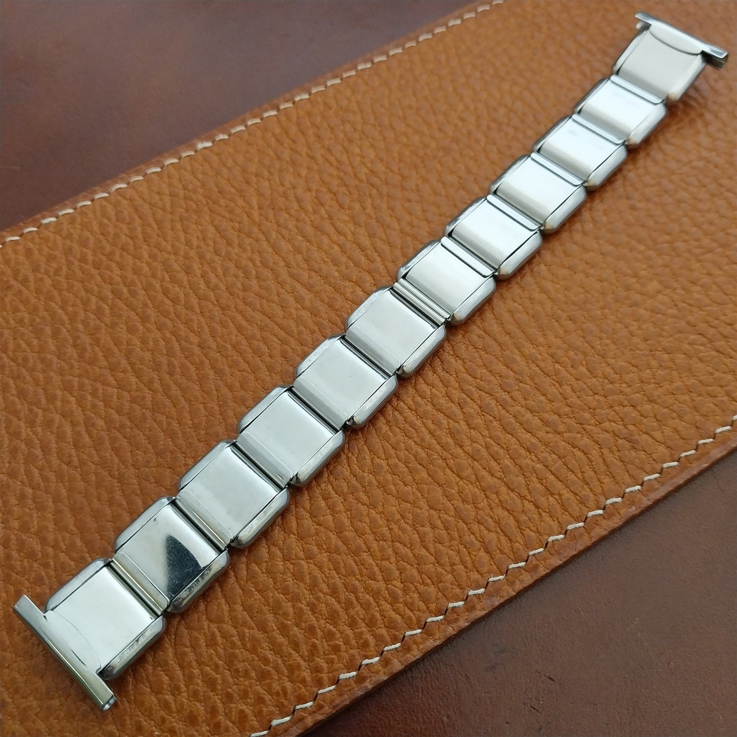 20mm 19mm 18mm Wire Lug Stainless Steel Elgoflex German 1960s Vintage Watch Band