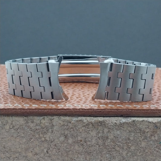 Vintage 18mm Stainless Steel Classic Unused Watch Band