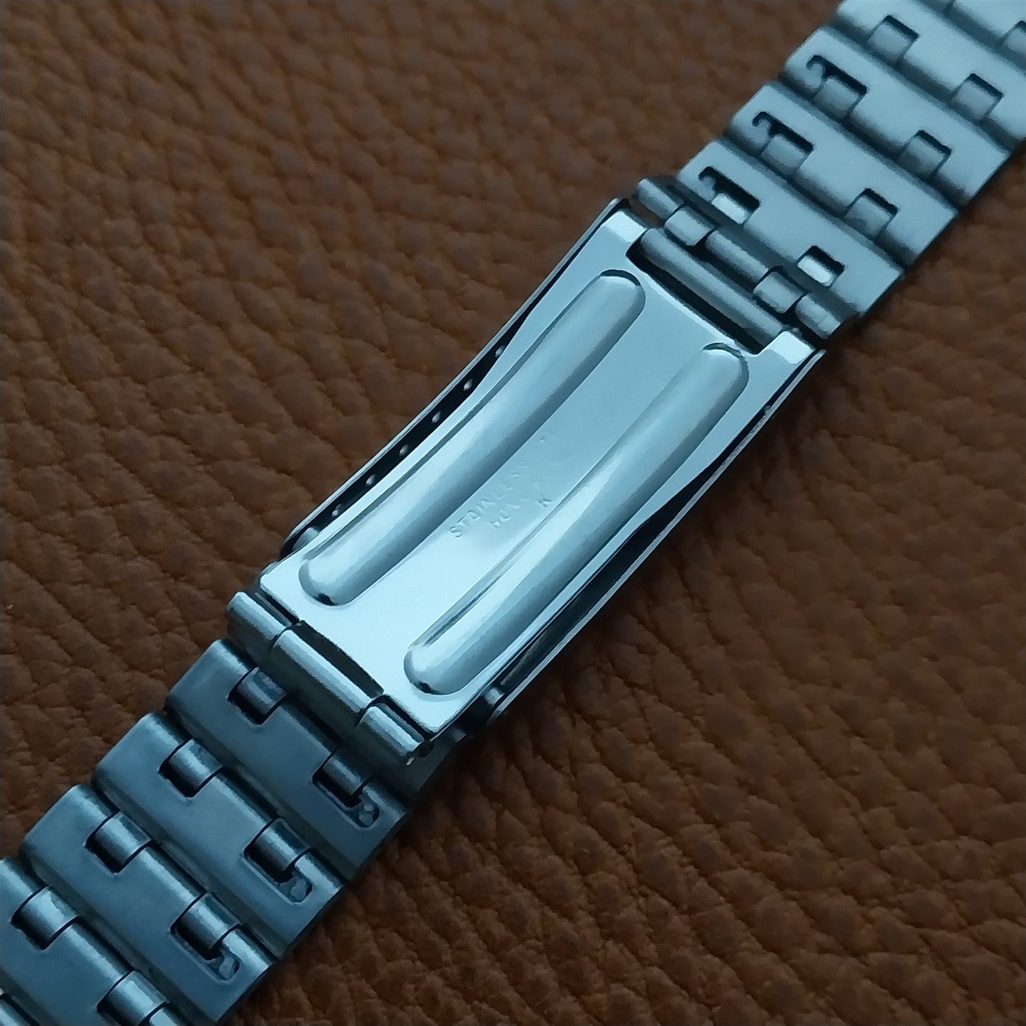 Vintage 18mm Stainless Steel Classic Unused Watch Band