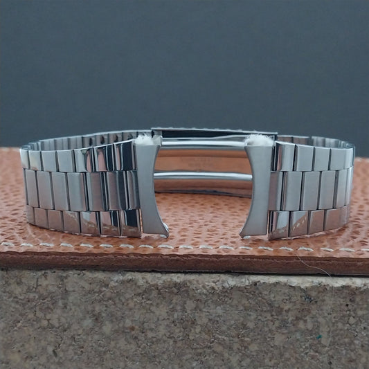 Vintage 18mm Stainless Steel Classic Unused Watch Band