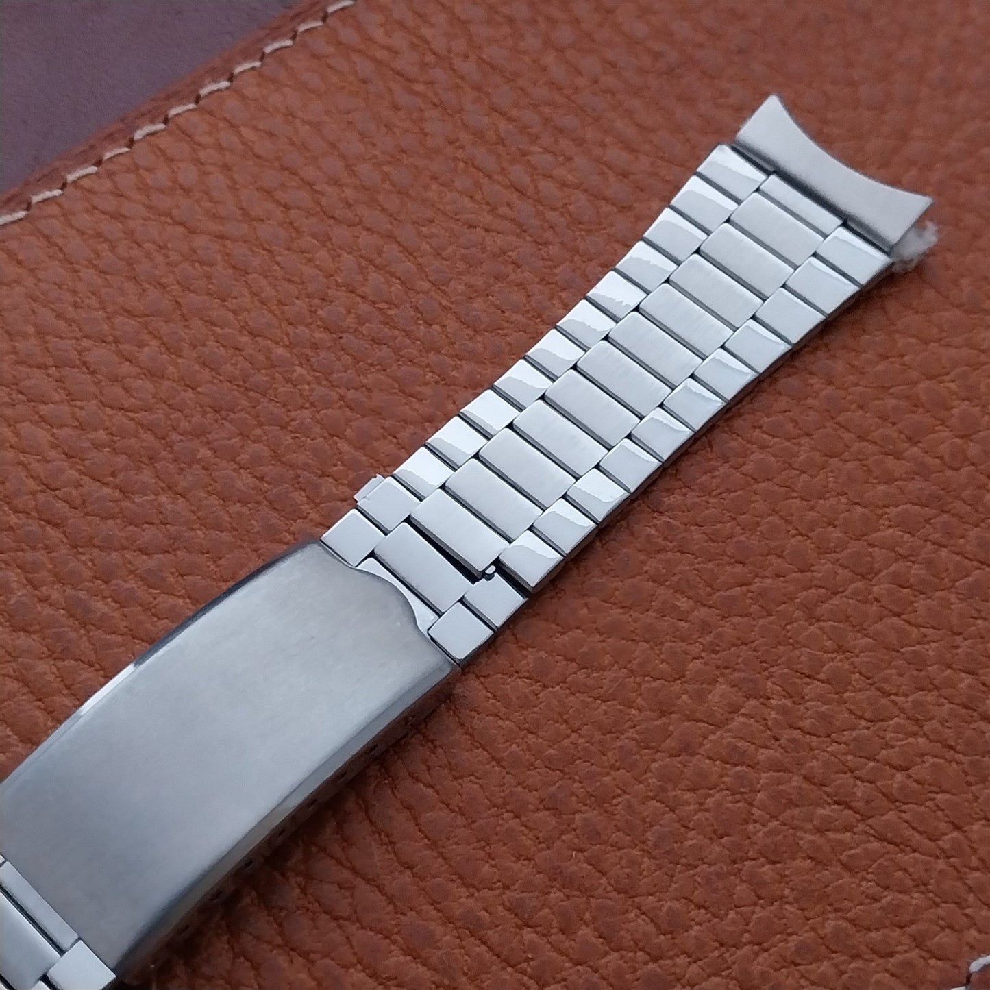 Vintage 18mm Stainless Steel Classic Unused Watch Band