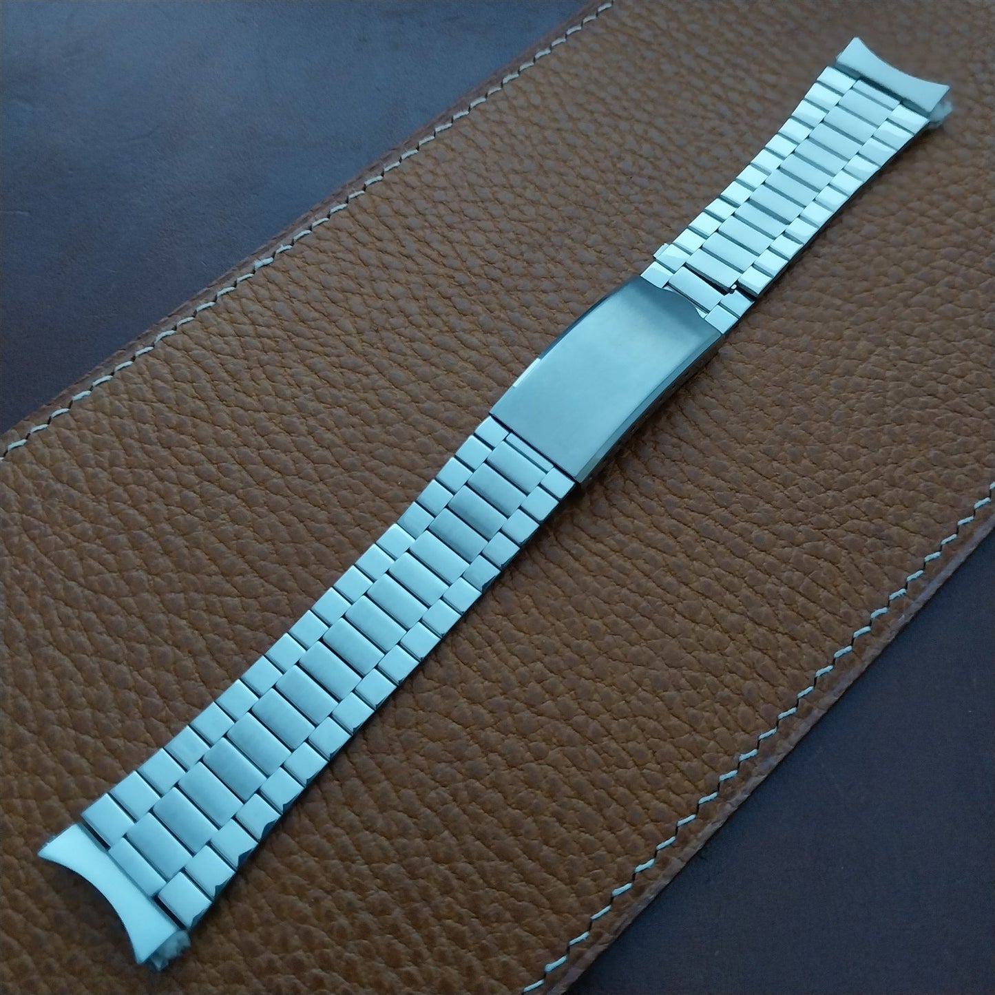 Vintage 18mm Stainless Steel Classic Unused Watch Band