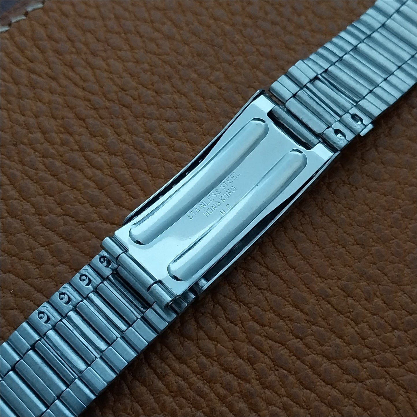 Vintage 18mm Stainless Steel Classic Unused Watch Band