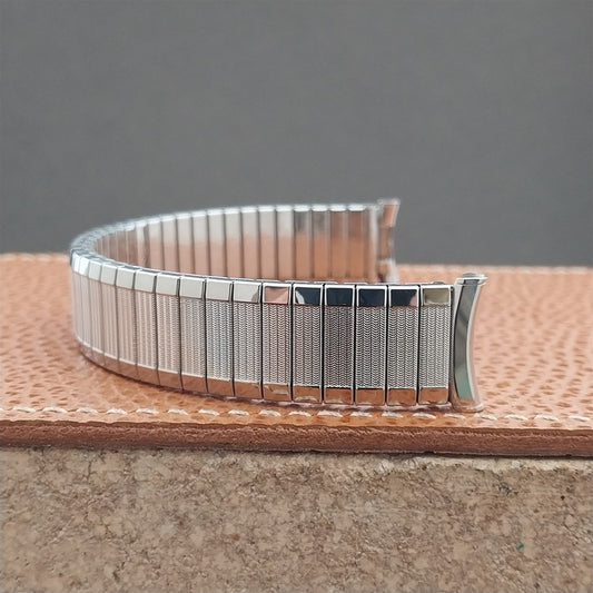 1965 17mm Long Speidel Aquarius Twistoflex Stainless Steel Vintage Watch Band