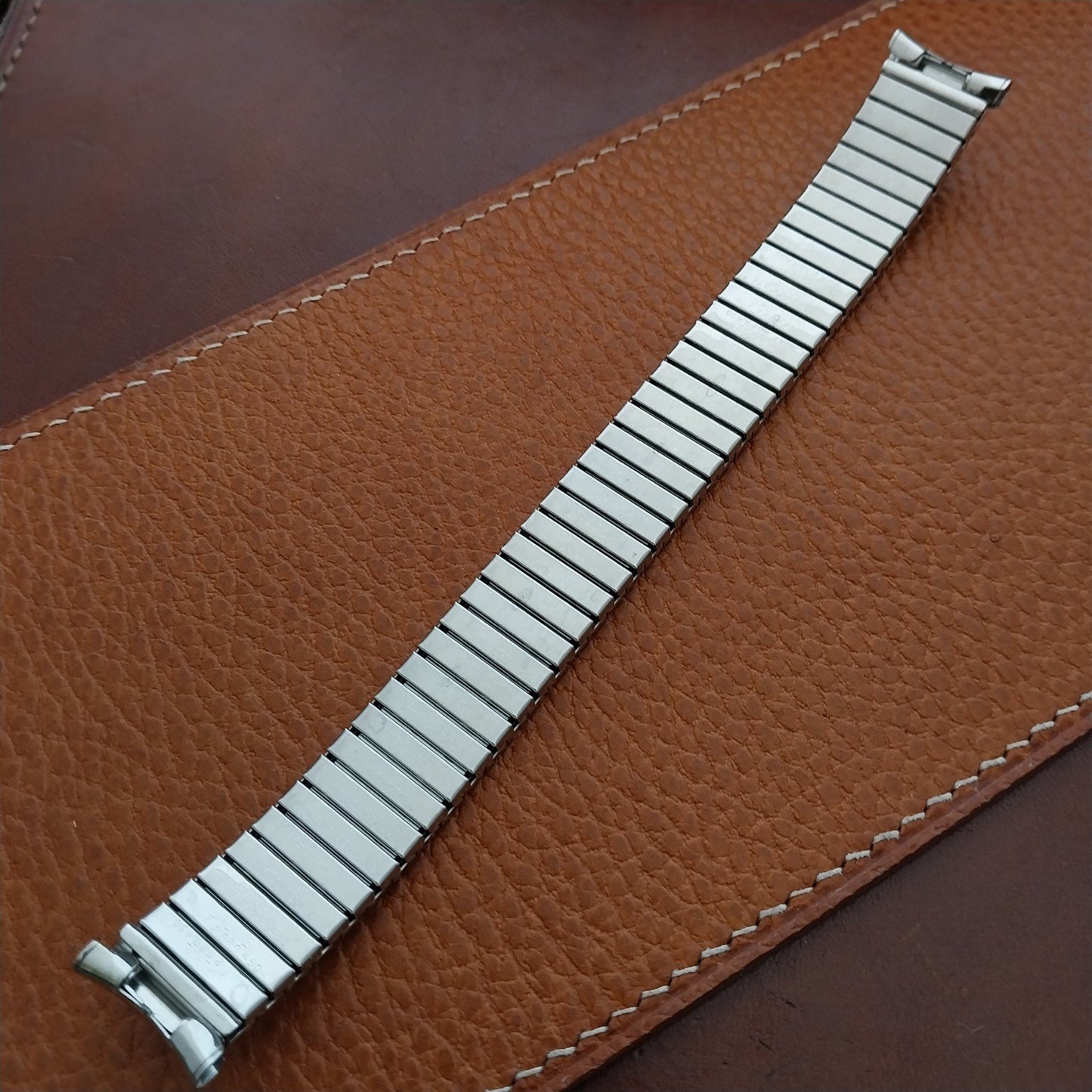 1965 17mm Long Speidel Aquarius Twistoflex Stainless Steel Vintage Watch Band