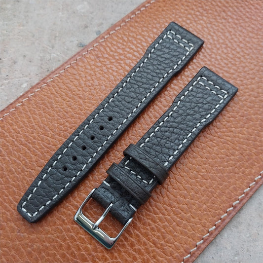 20mm Mocha Rios Typhoon Buffalo Leather 20/18 Aviator Pilot Watch Strap