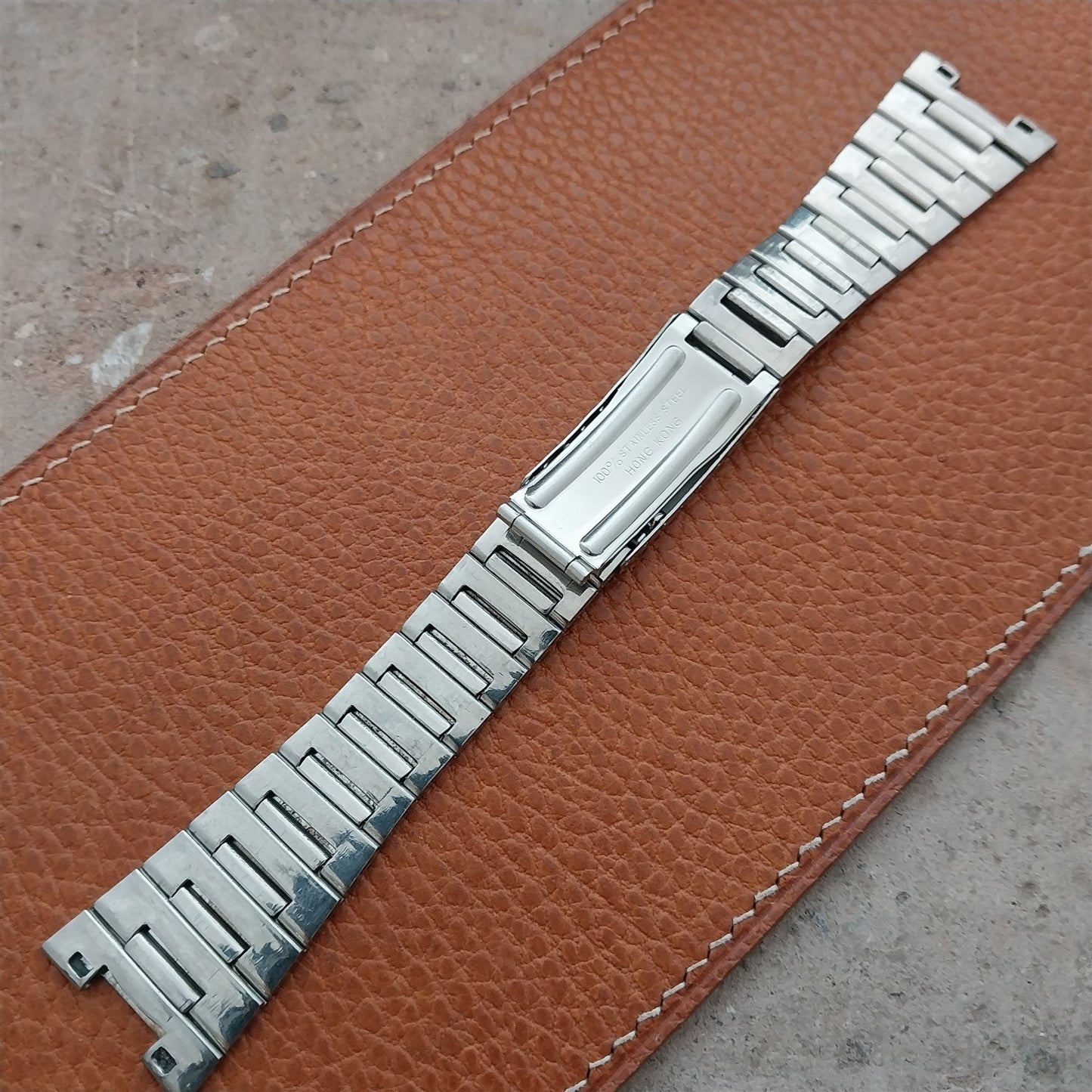 CompuChron LED Stainless Steel NOS Unused 1970s Classic Watch Band
