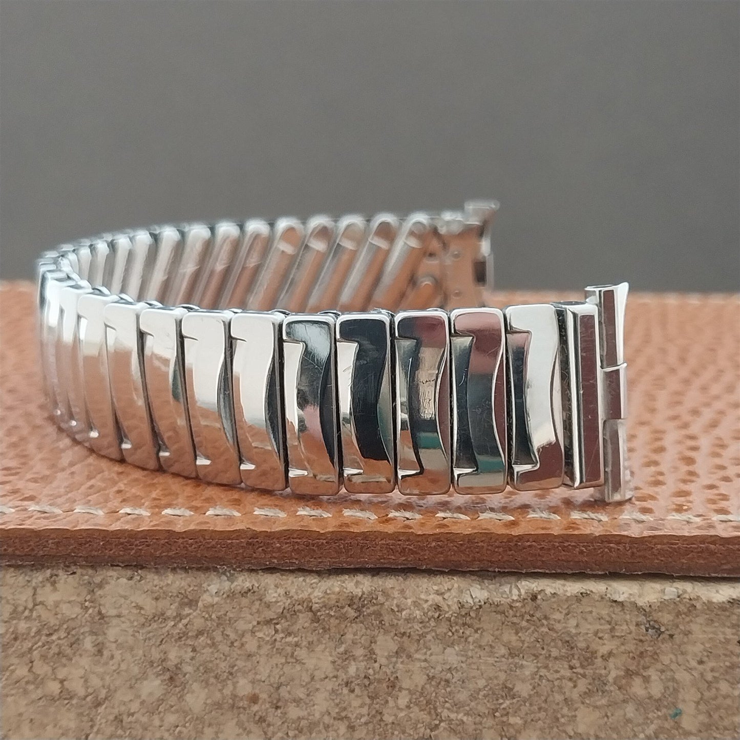 19mm 18mm 17mm JB Champion Stainless Steel Expansion Unused 1960s Watch Band