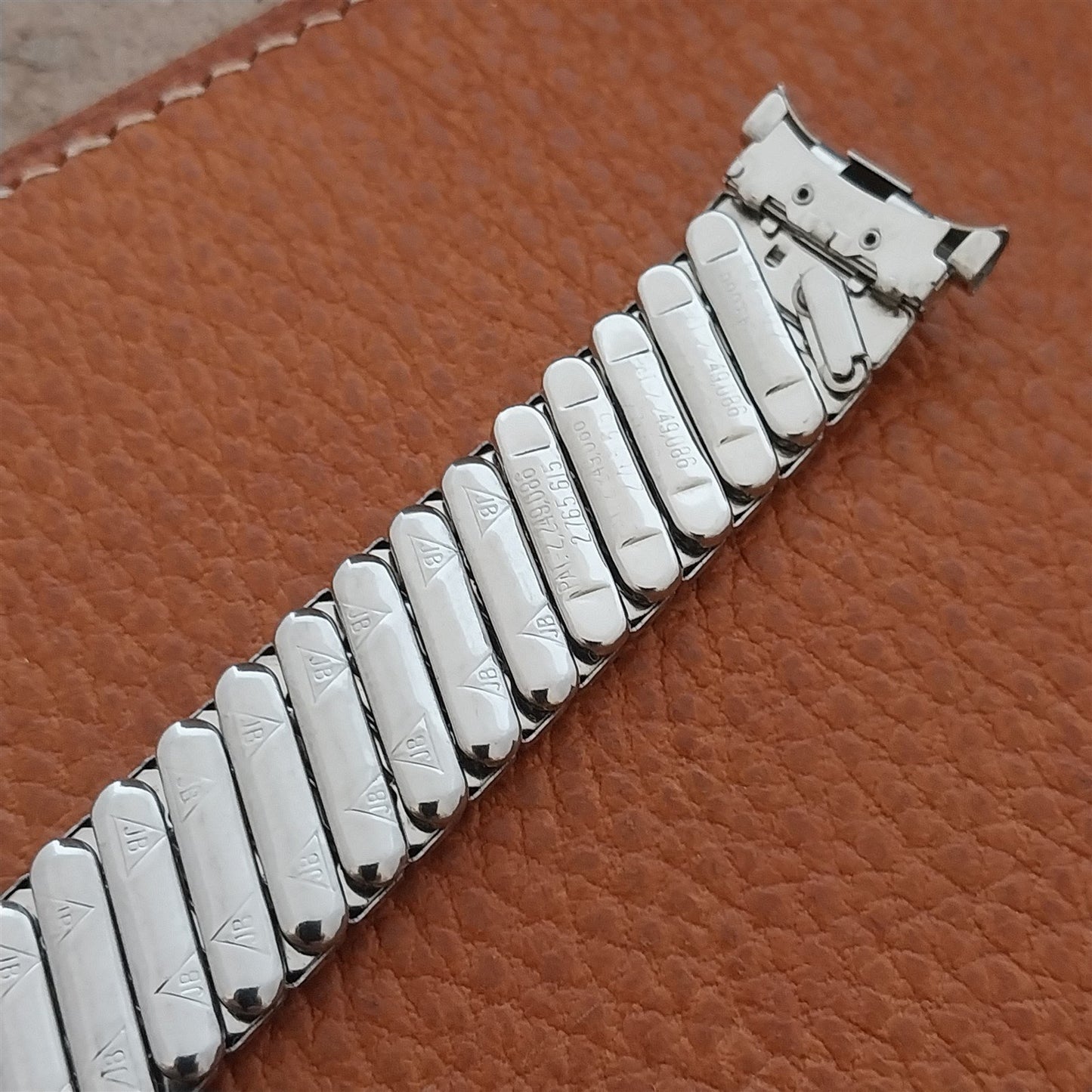 19mm 18mm 17mm JB Champion Stainless Steel Expansion Unused 1960s Watch Band