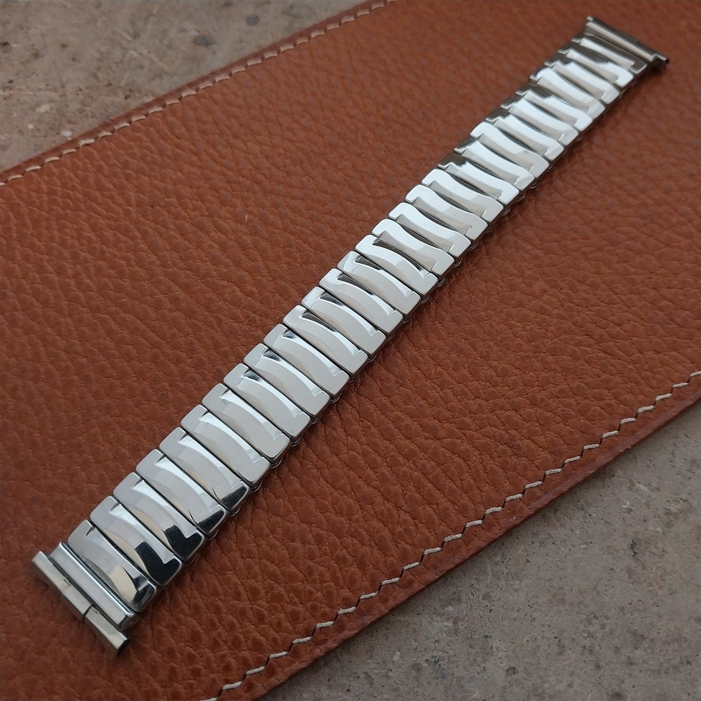 19mm 18mm 17mm JB Champion Stainless Steel Expansion Unused 1960s Watch Band