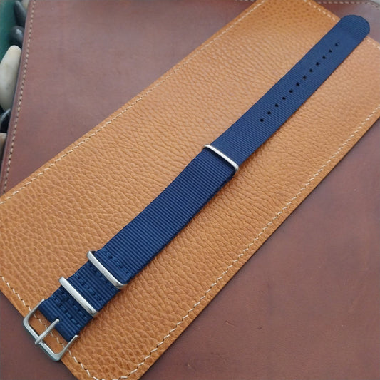20mm Blue Nylon Military Watch Strap