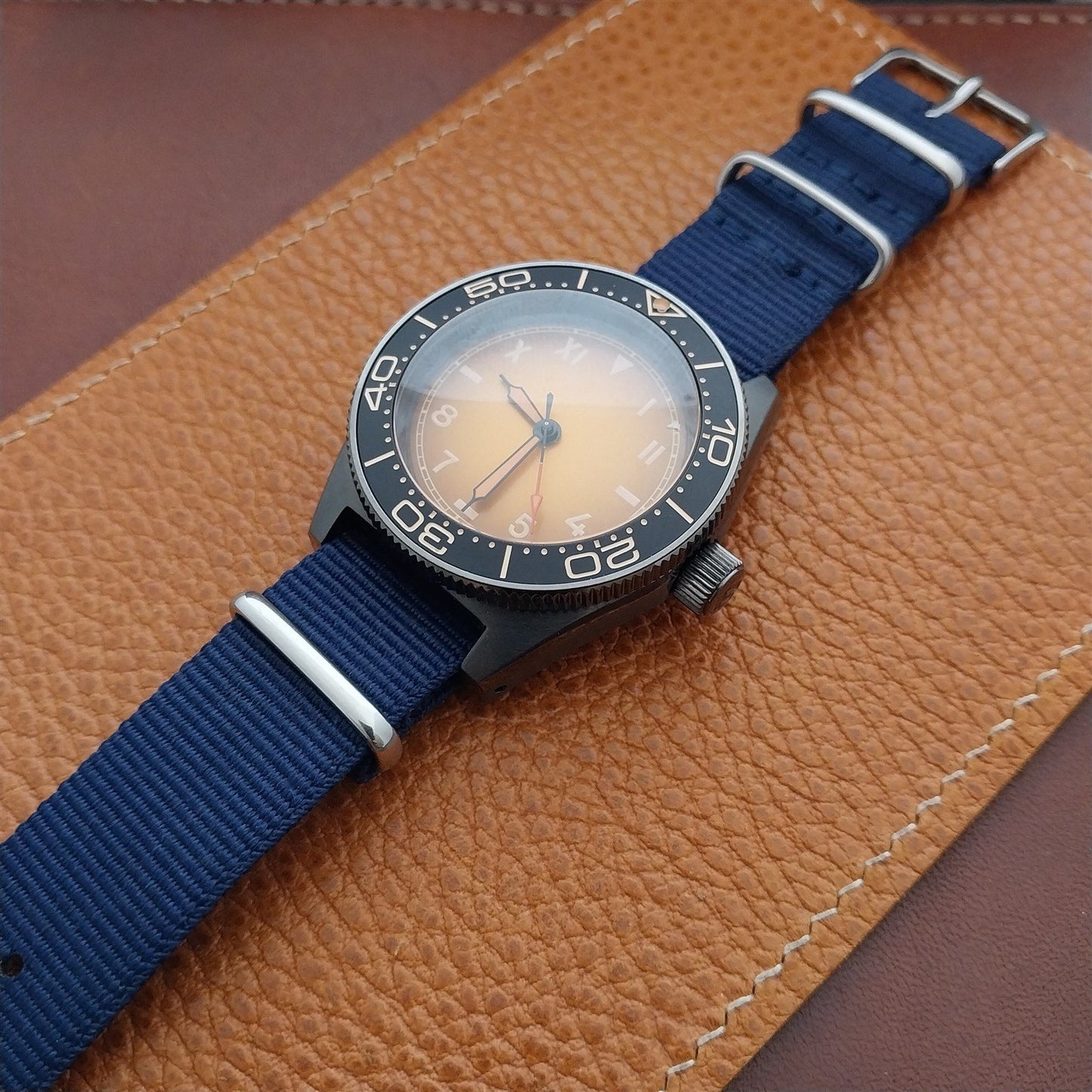 20mm Blue Nylon Military Watch Strap