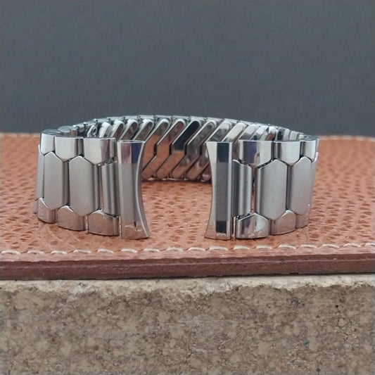 17.2mm Stainless Steel Diver Unused Classic nos 1970s Vintage Watch Band