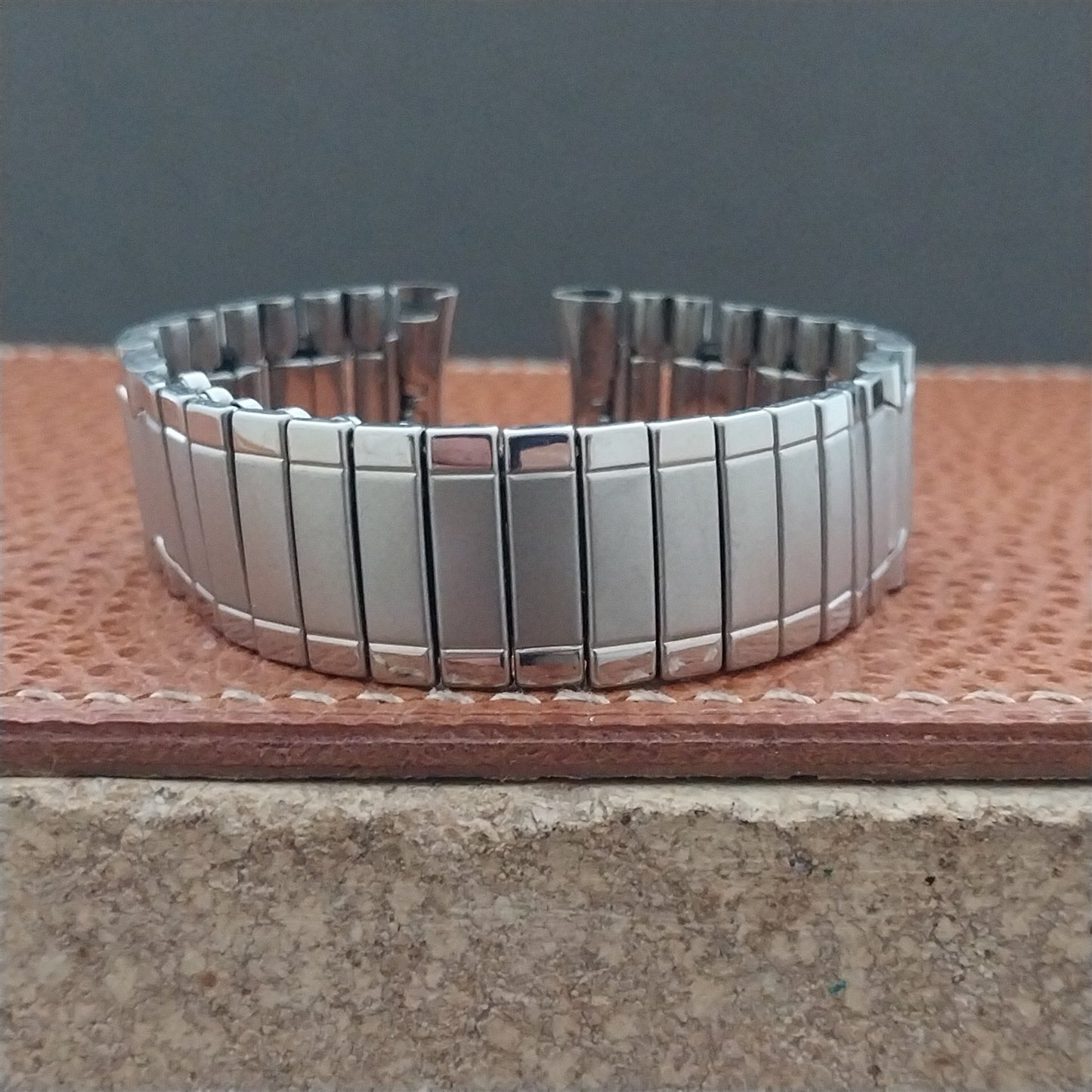 17.2mm Stainless Steel Diver Unused Classic nos 1970s Vintage Watch Band