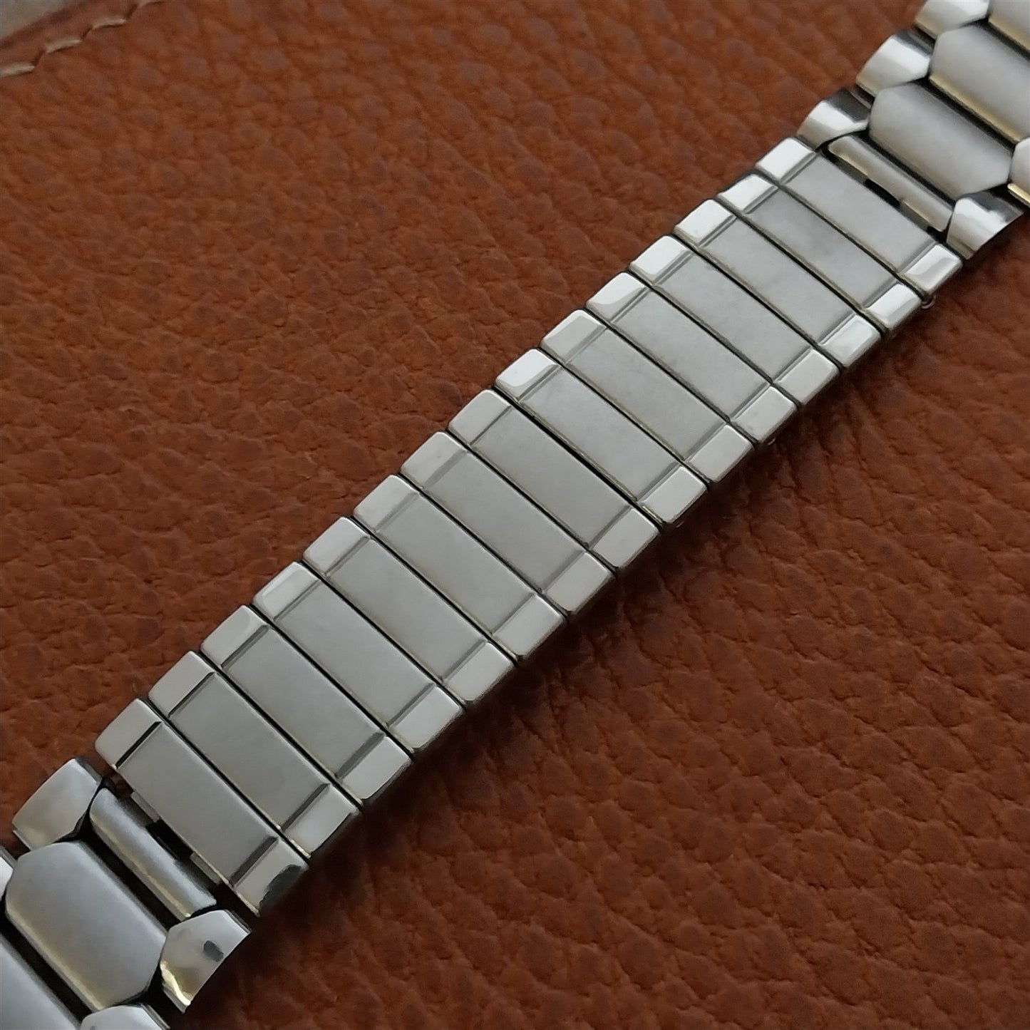 17.2mm Stainless Steel Diver Unused Classic nos 1970s Vintage Watch Band