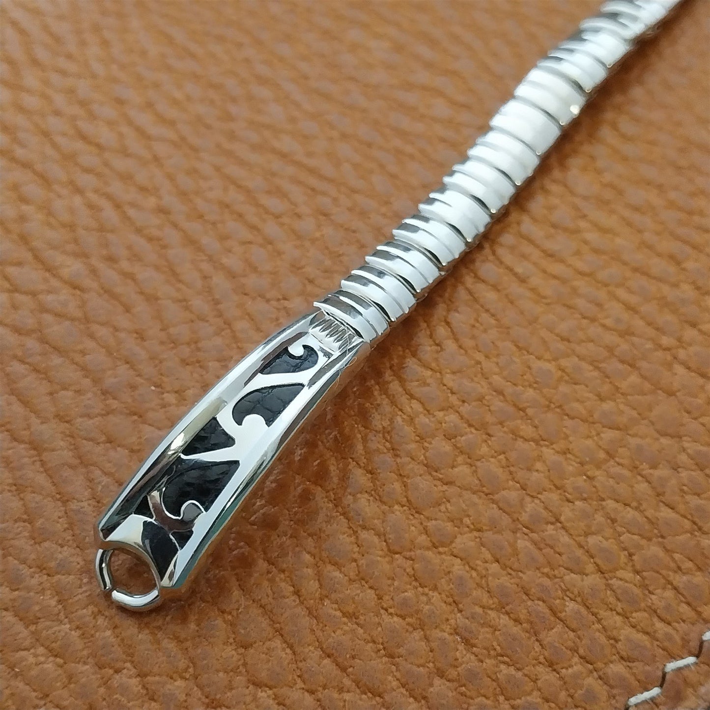 Foster Womens White Gold-Filled Unused 1950s Vintage Cocktail Watch Band